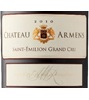 10 Armens St. Emilion Grand Cru (Dulong Calvet 2010